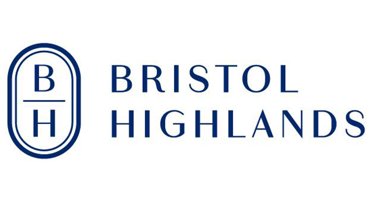 Logo for the bristol highlands community from lambie custom homes