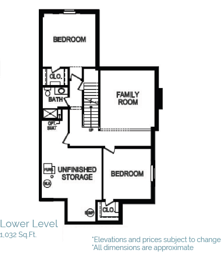 floor plan for 25034 W. 94th Terr., Lenexa, KS from lambie homes