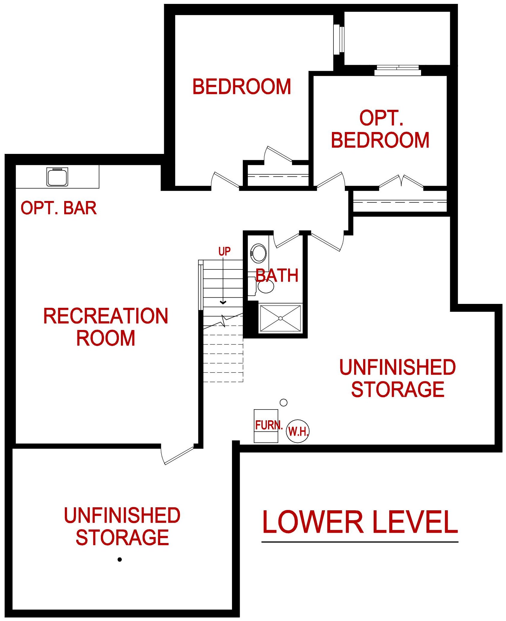 Holly model floor plan from lambie homes