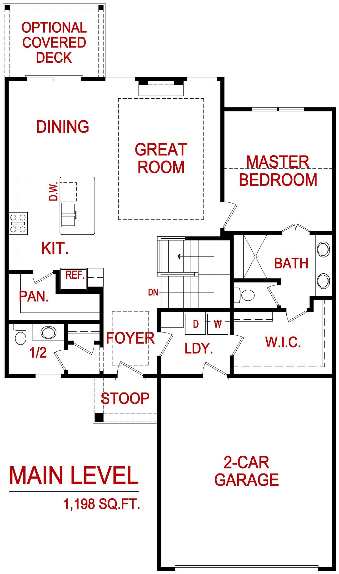Floor plan for newberry model from lambie homes