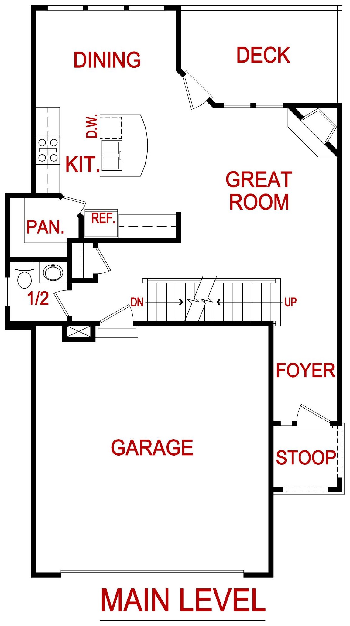 floorplan for 6923 W. 162nd Ct., Overland Park, KS from lambie homes